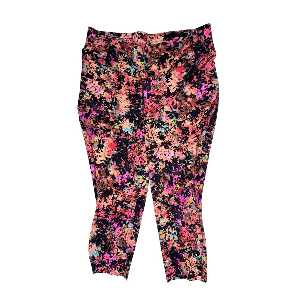Lululemon Leggings Womens 20 Multicolor Excellent Like New Floral Crop High Rise